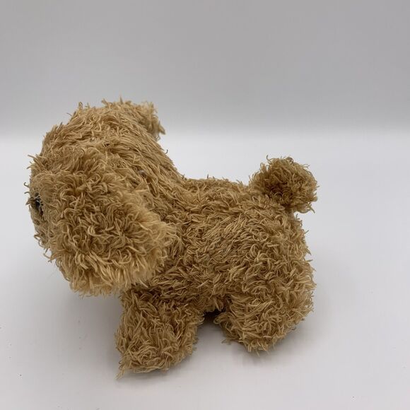 Small Brown Puppy Dog Plush Barking Voice Box Brooklyn Lollipops Cute Mini - Picture 6 of 9